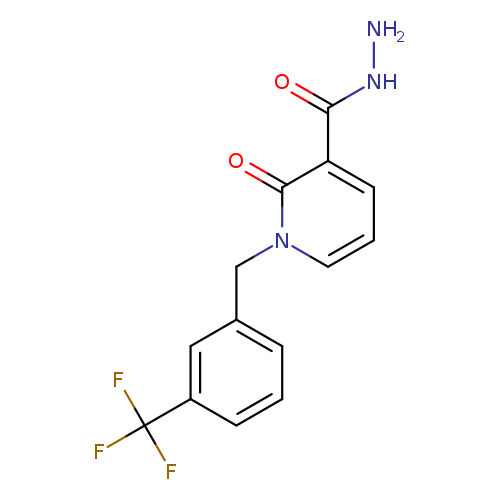 2-oxo-1-{[3-(trifluoromethyl)phenyl]methyl}-1,2-dihydropyridine-3-carbohydrazide