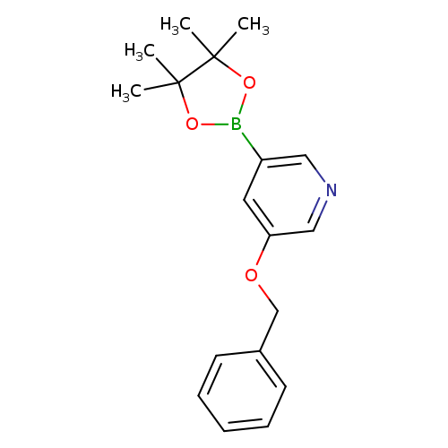 Pyridine, 3-(phenylmethoxy)-5-(4,4,5,5-tetramethyl-1,3,2-dioxaborolan-2-yl)-