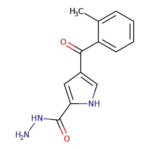 1H-Pyrrole-2-carboxylicacid,4-(2-methylbenzoyl)-,hydrazide(9CI)