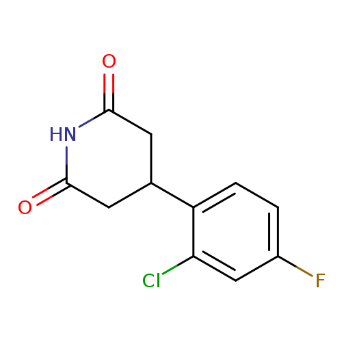 4-(2-chloro-4-fluorophenyl)piperidine-2,6-dione