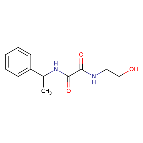 N-(2-hydroxyethyl)-N'-(1-phenylethyl)ethanediamide