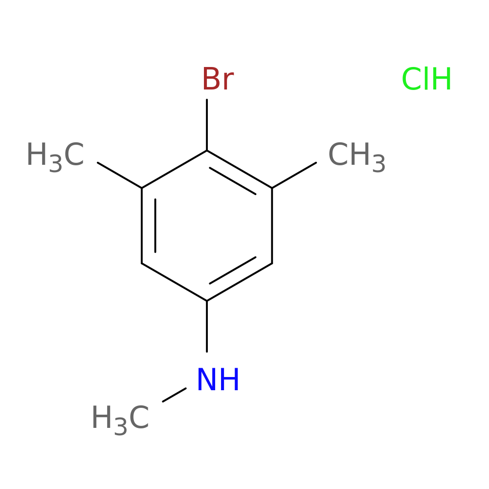 4-bromo-N,3,5-trimethylaniline hydrochloride