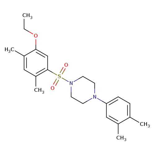 1-(3,4-dimethylphenyl)-4-(5-ethoxy-2,4-dimethylbenzenesulfonyl)piperazine