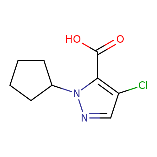 4-Chloro-1-cyclopentyl-1H-pyrazole-5-carboxylic acid