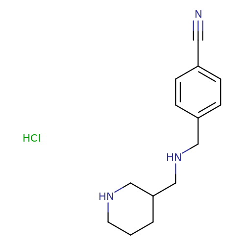 4-{[(Piperidin-3-ylmethyl)-amino]-methyl}-benzonitrile hydrochloride