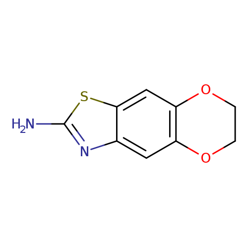 [1,4]Dioxino[2,3-f]benzothiazol-2-amine,6,7-dihydro-(9CI)