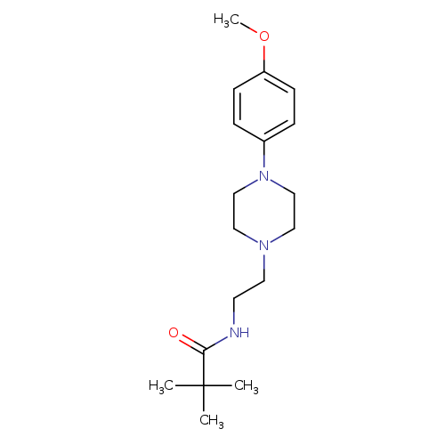 N-{2-[4-(4-methoxyphenyl)piperazin-1-yl]ethyl}-2,2-dimethylpropanamide