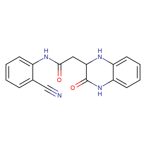 N-(2-Cyanophenyl)-2-(3-oxo-1,2,3,4-tetrahydroquinoxalin-2-yl)acetamide