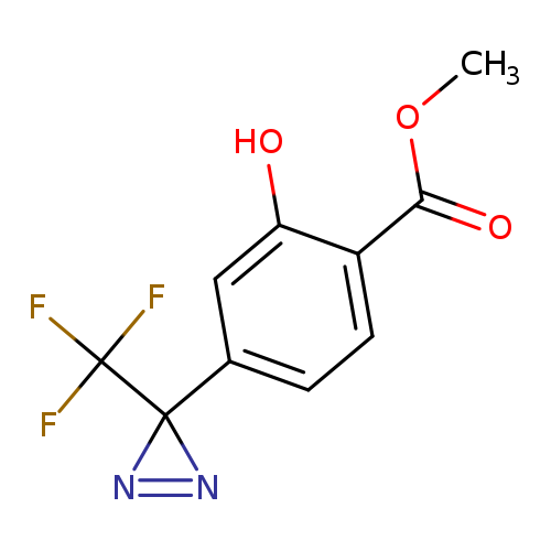 Benzoic acid, 2-hydroxy-4-[3-(trifluoromethyl)-3H-diazirin-3-yl]-, methyl ester