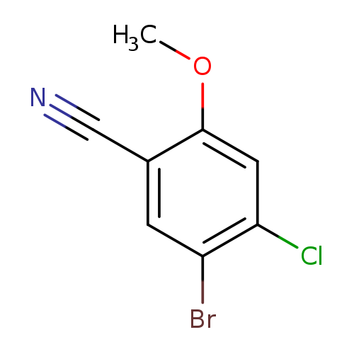 5-Bromo-4-chloro-2-methoxybenzonitrile