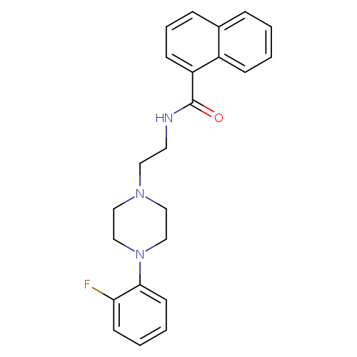 N-{2-[4-(2-fluorophenyl)piperazin-1-yl]ethyl}naphthalene-1-carboxamide