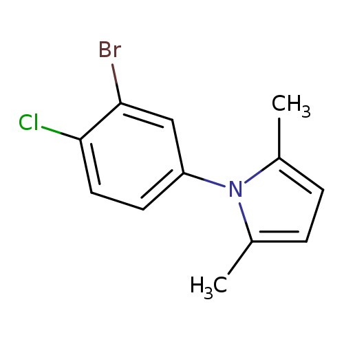 1-(3-bromo-4-chlorophenyl)-2,5-dimethyl-1H-pyrrole