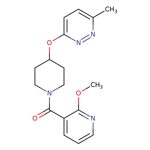 3-{[1-(2-methoxypyridine-3-carbonyl)piperidin-4-yl]oxy}-6-methylpyridazine