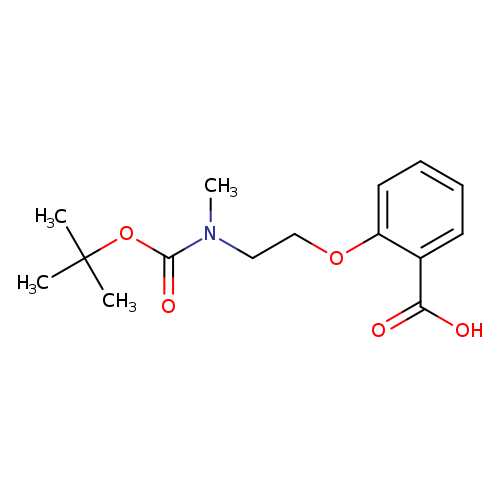 2-(2-{[(tert-butoxy)carbonyl](methyl)amino}ethoxy)benzoic acid