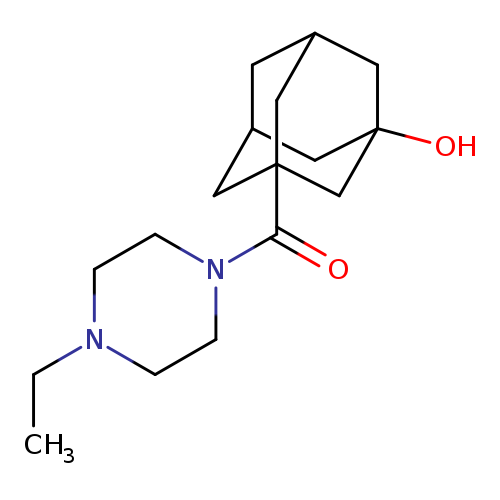 3-(4-ethylpiperazine-1-carbonyl)adamantan-1-ol