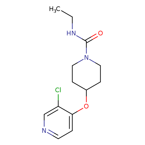 4-[(3-chloropyridin-4-yl)oxy]-N-ethylpiperidine-1-carboxamide