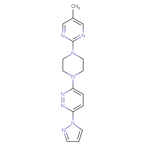 3-[4-(5-methylpyrimidin-2-yl)piperazin-1-yl]-6-(1H-pyrazol-1-yl)pyridazine