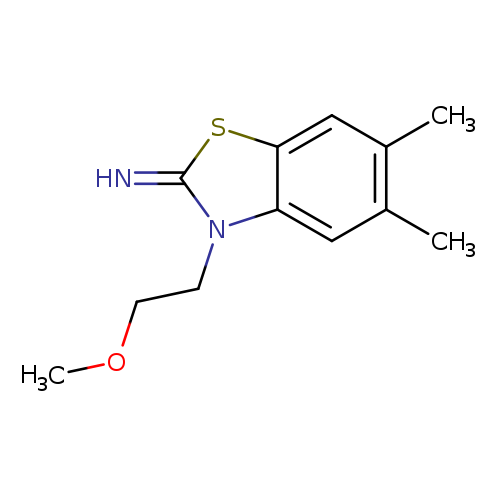3-(2-methoxyethyl)-5,6-dimethylbenzo[d]thiazol-2(3H)-imine 4-methylbenzenesulfonate