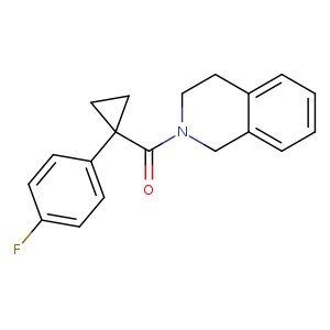 2-[1-(4-fluorophenyl)cyclopropanecarbonyl]-1,2,3,4-tetrahydroisoquinoline