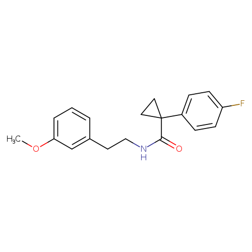 1-(4-fluorophenyl)-N-[2-(3-methoxyphenyl)ethyl]cyclopropane-1-carboxamide