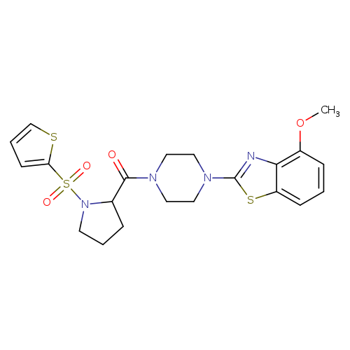 4-methoxy-2-{4-[1-(thiophene-2-sulfonyl)pyrrolidine-2-carbonyl]piperazin-1-yl}-1,3-benzothiazole