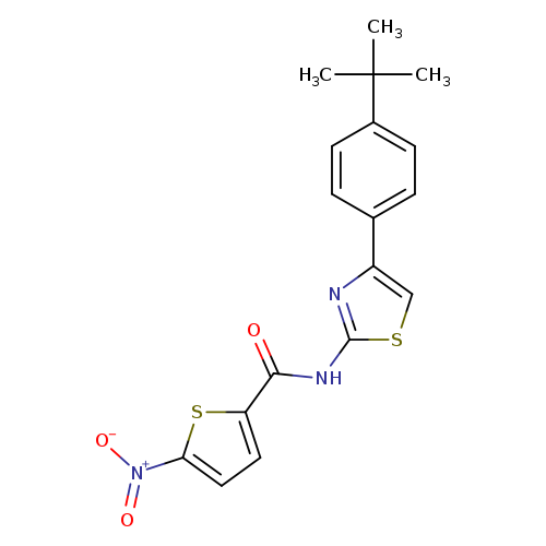 N-[4-(4-tert-butylphenyl)-1,3-thiazol-2-yl]-5-nitrothiophene-2-carboxamide