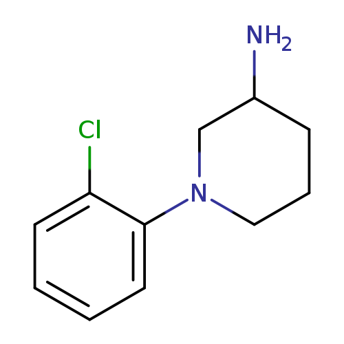 1-(2-chlorophenyl)piperidin-3-amine