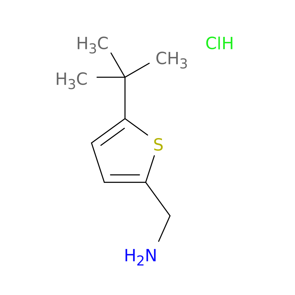 (5-tert-Butylthiophen-2-yl)methanamine hydrochloride