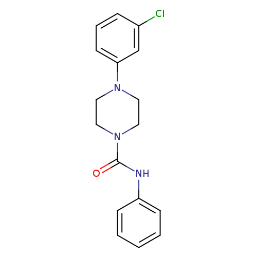 4-(3-chlorophenyl)-N-phenylpiperazine-1-carboxamide