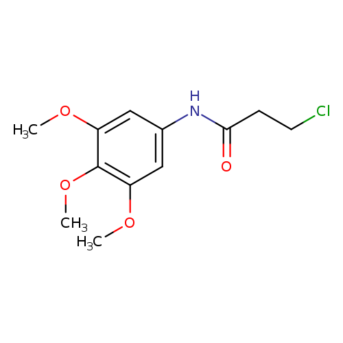 3-chloro-N-(3,4,5-trimethoxyphenyl)propanamide