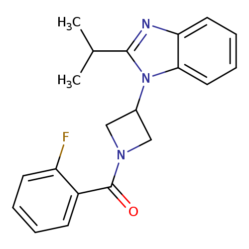1-[1-(2-fluorobenzoyl)azetidin-3-yl]-2-(propan-2-yl)-1H-1,3-benzodiazole
