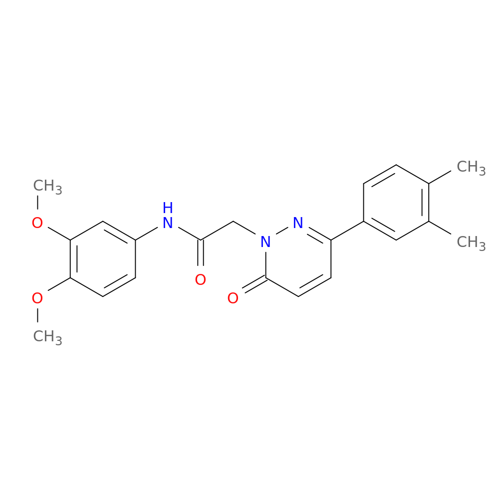 N-(3,4-dimethoxyphenyl)-2-[3-(3,4-dimethylphenyl)-6-oxo-1,6-dihydropyridazin-1-yl]acetamide