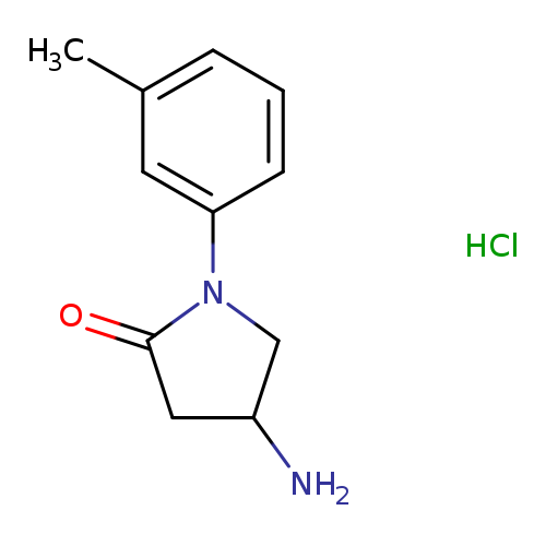 4-Amino-1-(3-methylphenyl)pyrrolidin-2-one hydrochloride