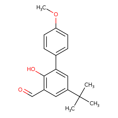 5-tert-butyl-2-hydroxy-4'-methoxy-[1,1'-biphenyl]-3-carbaldehyde