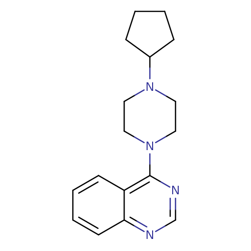 4-(4-cyclopentylpiperazin-1-yl)quinazoline