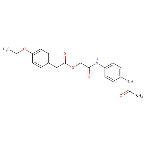 [(4-acetamidophenyl)carbamoyl]methyl 2-(4-ethoxyphenyl)acetate