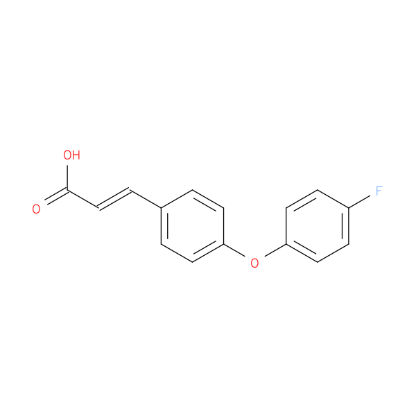 (2E)-3-[4-(4-fluorophenoxy)phenyl]prop-2-enoic acid