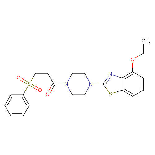 3-(benzenesulfonyl)-1-[4-(4-ethoxy-1,3-benzothiazol-2-yl)piperazin-1-yl]propan-1-one