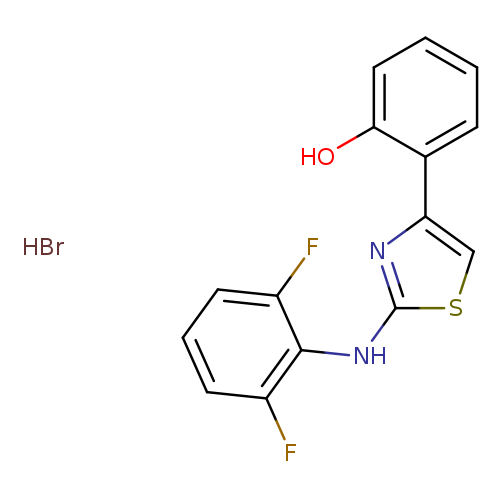 2-(2,6-Difluorophenyl)amino-4-(2-hydroxyphenyl)-1,3-thiazole hydrobromide