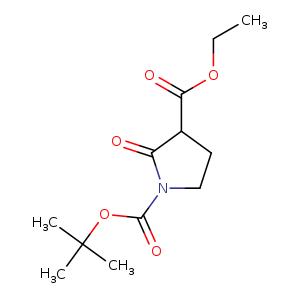 1,3-Pyrrolidinedicarboxylic acid, 2-oxo-, 1-(1,1-dimethylethyl) 3-ethyl ester