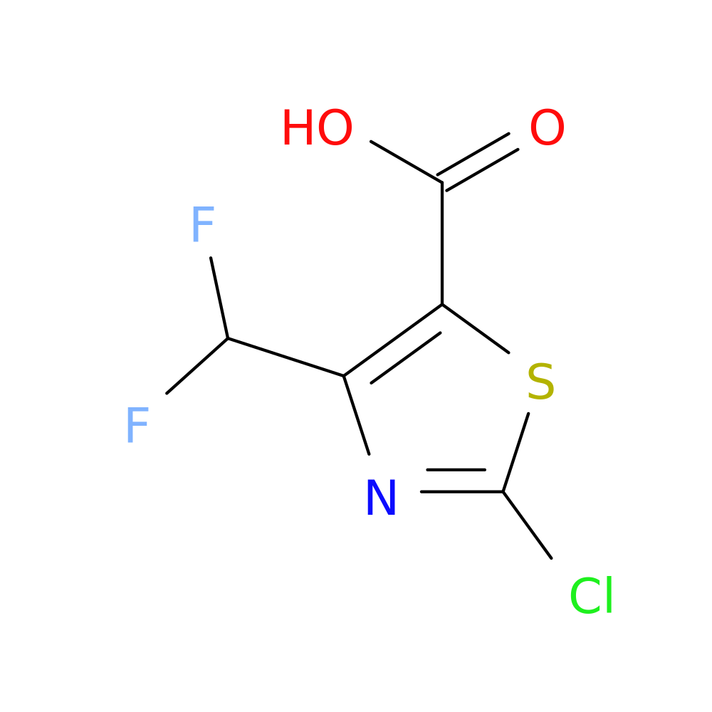 2-chloro-4-(difluoromethyl)-1,3-thiazole-5-carboxylic acid