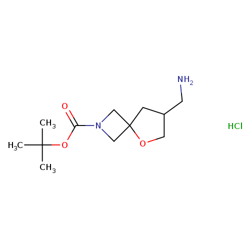 tert-butyl7-(aminomethyl)-5-oxa-2-azaspiro[3.4]octane-2-carboxylatehydrochloride
