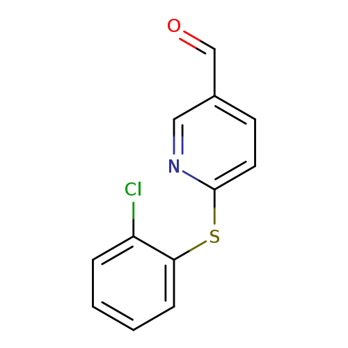 6-((2-Chlorophenyl)thio)nicotinaldehyde