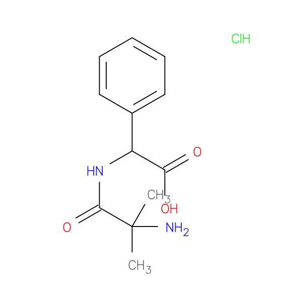 2-(2-amino-2-methylpropanamido)-2-phenylacetic acid hydrochloride