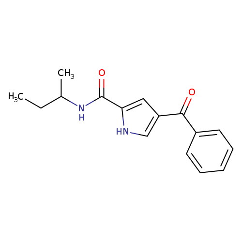 4-benzoyl-N-(butan-2-yl)-1H-pyrrole-2-carboxamide