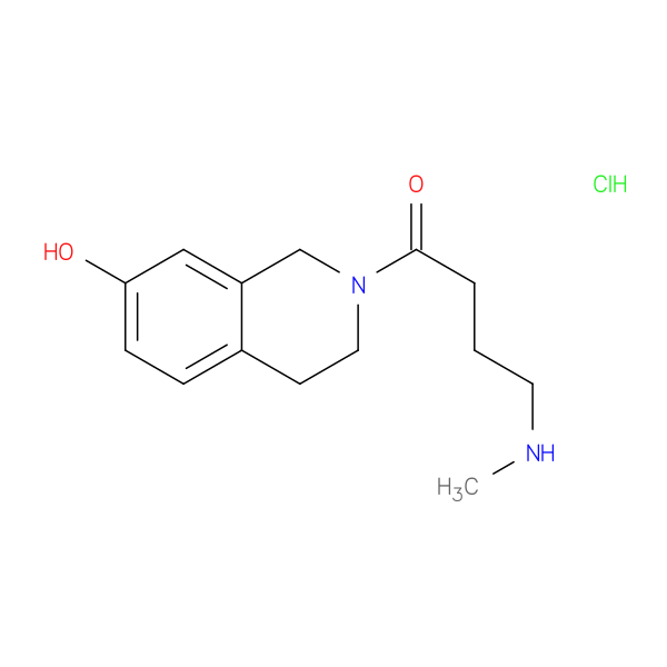 1-(7-hydroxy-1,2,3,4-tetrahydroisoquinolin-2-yl)-4-(methylamino)butan-1-one hydrochloride