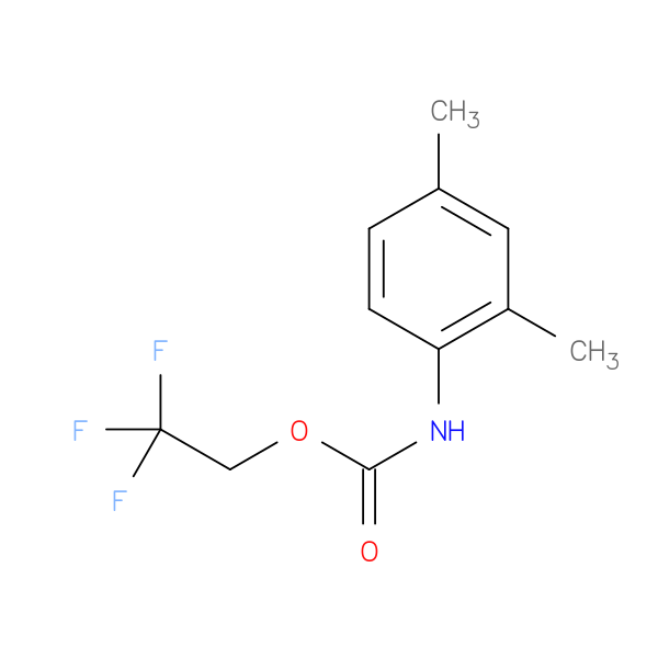 2,2,2-trifluoroethyl N-(2,4-dimethylphenyl)carbamate