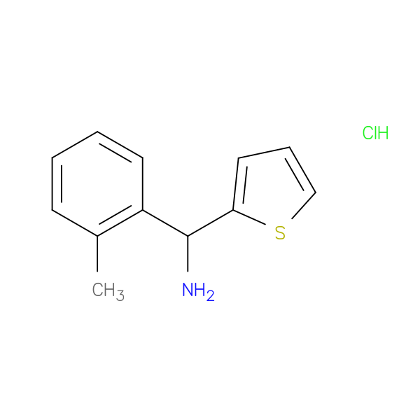 [(2-Methylphenyl)(2-thienyl)methyl]amine hydrochloride