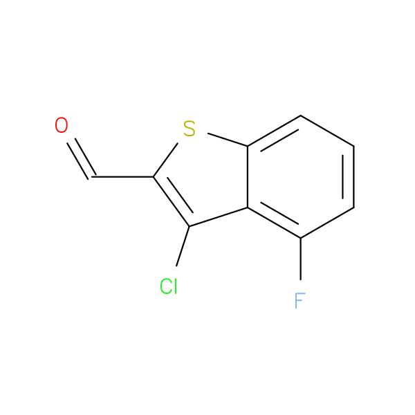 3-chloro-4-fluoro-1-benzothiophene-2-carbaldehyde