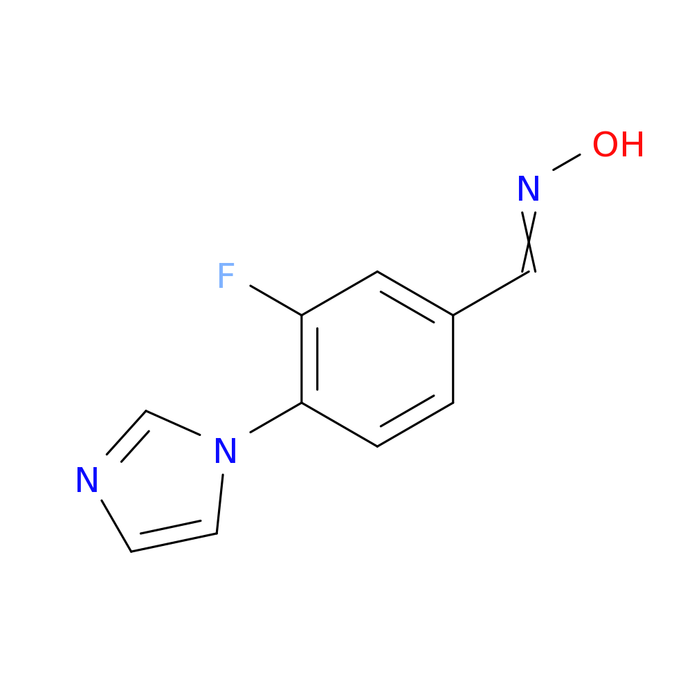3-Fluoro-4-(1h-imidazol-1-yl)benzaldehyde oxime